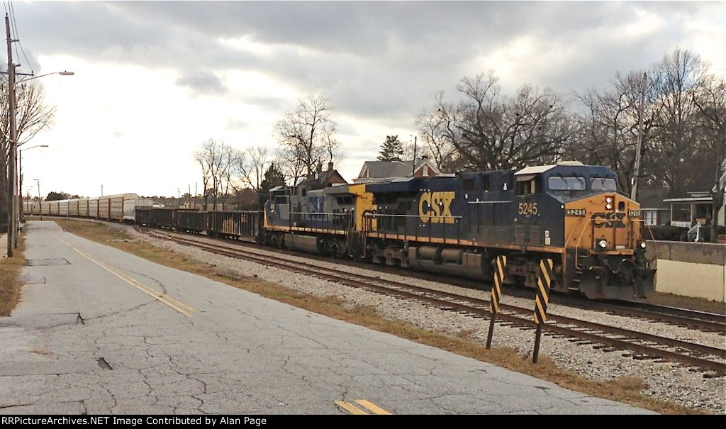 CSX 5245 and 446 head NB
